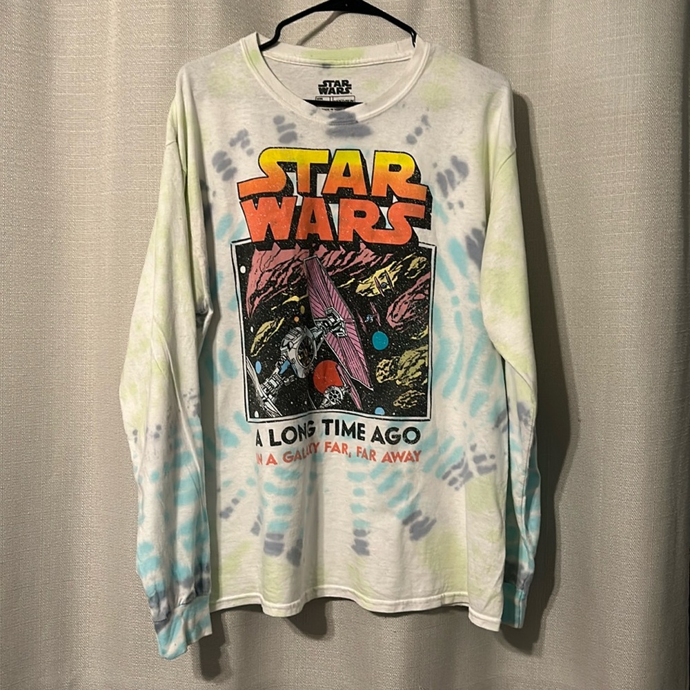Men’s Large Star Wars Tie-Dyed long sleeve.